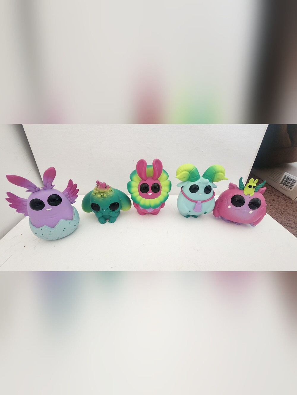 Thimblestump Hollow Succulent 2018 Small Pet Toy Set in Pink & Green 5pcs